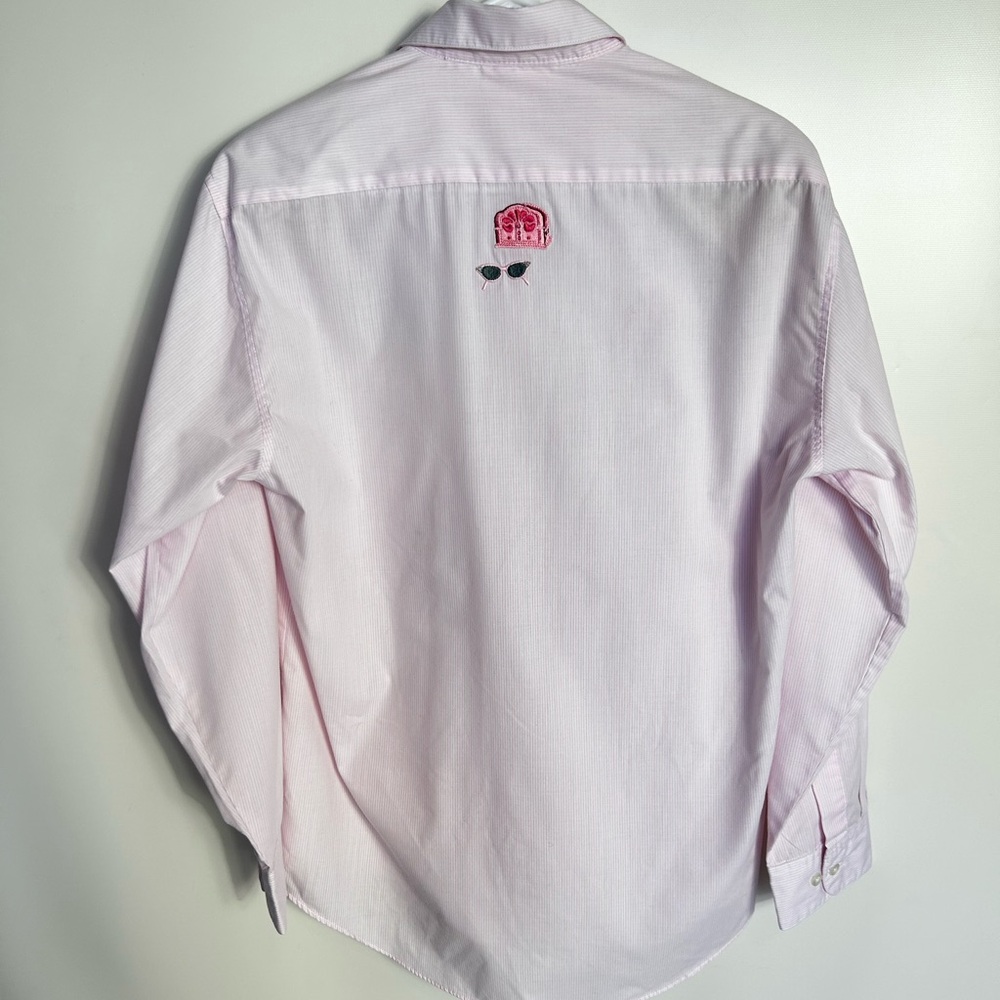 Tia’s Vintage Pink Sock‎ Hop 1950’s Button Down - Picture 3 of 7